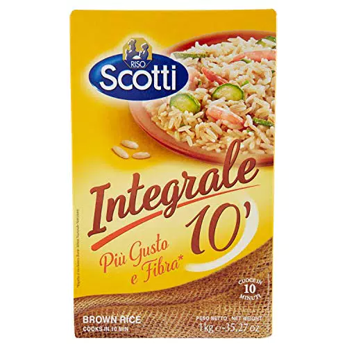 Riso Scotti Riso Integrale per Risotti Pronto in 10 Minuti
