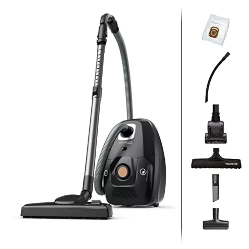 Aspirapolvere a Traino Rowenta Green Force Effitech con Motore Potente e Filtro Hepa