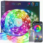 Sally's Organics - Striscia LED per Camera da Letto con Controller Bluetooth e Funzione Musicale