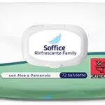 Soffice Salviettine Milleusi Rinfrescante Family con Tappo 1 confezione x 72 salviette - 370 g & Salviettine Igiene Intima 1 confezione x 20 salviette - 120 g