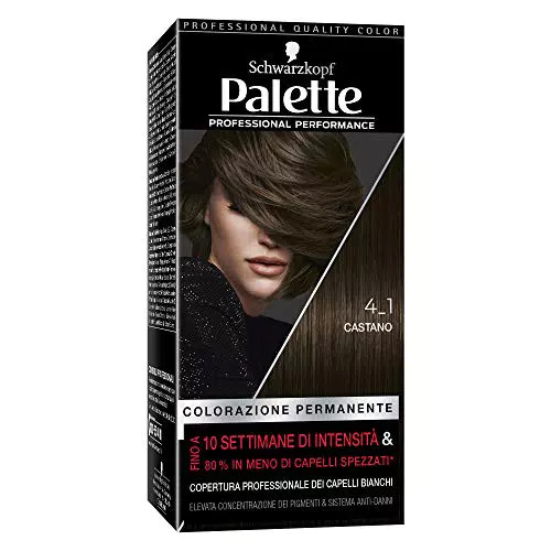 Schwarzkopf, Palette Colorazione Permanente, Tinta per Capelli, tonalità Pantone 5-72 Rosso Ramato