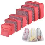 Sciphylia Set di 10 Borse Organizer Valigie da Viaggio Impermeabili Cubi di Imballaggio