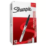 Sharpie Pennarello Indelebile a Punta Fine Retrattile