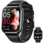 Smartwatch Uomo Donna, 1.85'' Orologio Smartwatch Chiamate e Risposta