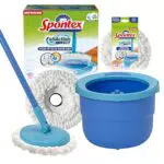 Spontex Sistema Lavapavimenti con Mop Rotante e Secchio - Pulizia 360°