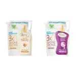 Spuma Di Sciampagna Ecoricarica Sapone Liquido Mani Latte Di Mandorla E Burro Di Karitè - 1500 Ml & Ecoricarica Sapone Liquido Mani Ametista E Orchidea - 1500 Ml