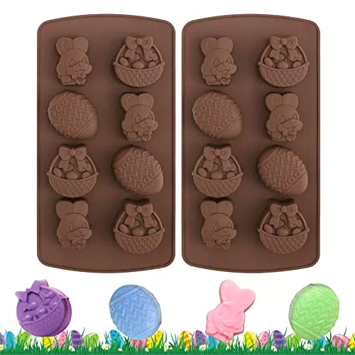 Stampi in Silicone per Pasqua Diealles Shine - Stampi per Cioccolato 3D Pasquali