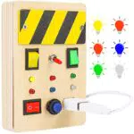 Tavola Montessori StarryTiger: Pannello Sensoriale in Legno per Bambini di 2-4 Anni