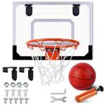 Mini Canestro Basket STAY GENT per Bambini e Adulti: Kit da Camera Interno con Tabellone e Palla Sportivi