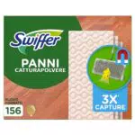 Swiffer Panni Catturapolvere, 90 Panni Microfibra Parquet