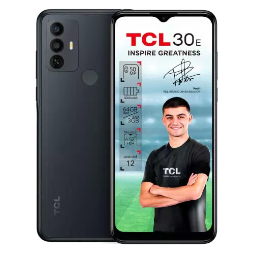 TCL Smartphone 30e Space Grey 6.52" 3gb/64gb 5000mah Dual Sim