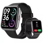 Tensky Smartwatch Uomo Donna, 1.8 Orologio Chiamate e Risposta Alexa Integrata Smart Watch con Cardiofrequenzimetro SpO2 Stress