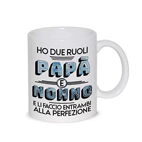 Tazza da Colazione per Papà e Nonno - Idea Regalo Originale