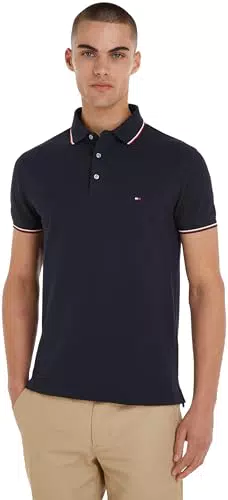 Tommy Hilfiger Polo Slim Maniche Corte Uomo