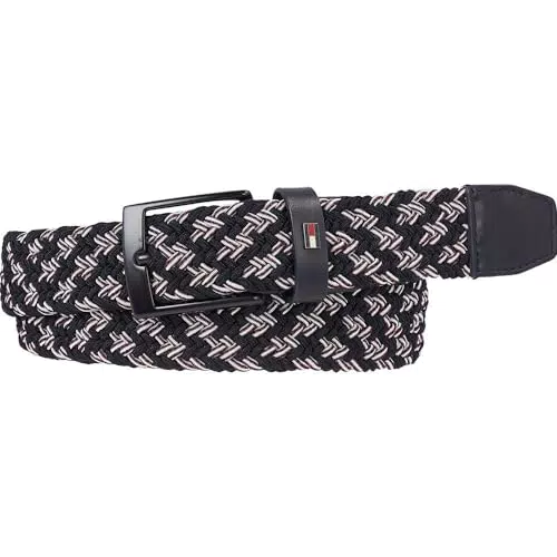 Tommy Hilfiger Cintura Uomo Elastic Adan 3.5 - Blu