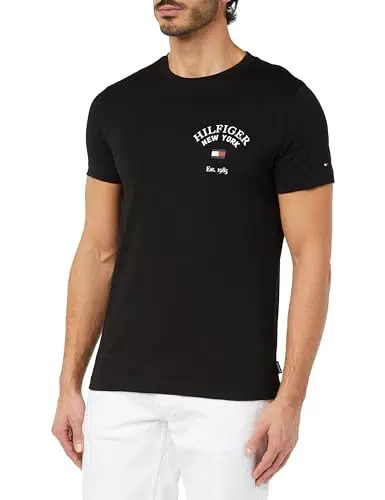 Tommy Hilfiger Arch Varsity Tee - Maglietta a Maniche Corte