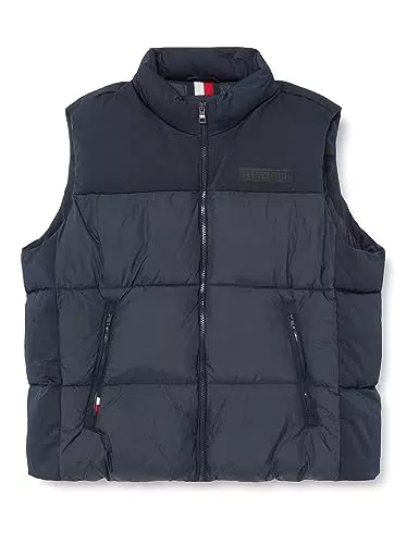 Tommy Hilfiger Gilet Uomo Gilet Imbottito, Blu