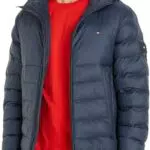 Tommy Hilfiger Giacca Trapuntata Riciclabile Packable con Cappuccio