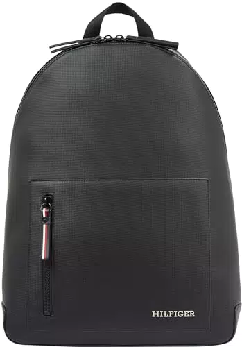 Zaino Tommy Hilfiger Uomo Pique Backpack Nero