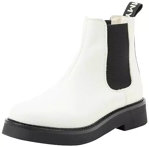 Tommy Jeans Stivali Mezza Gamba Donna Chelsea Flat Stivaletti