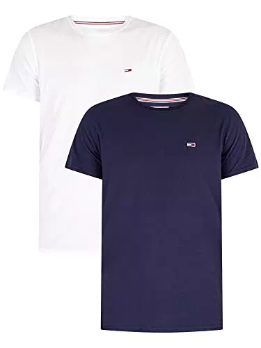 Tommy Jeans T-shirt Uomo Maniche Corte, 2 pezzi