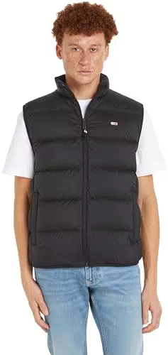 Tommy Jeans - Gilet Leggero Uomo con Piumino - Modello TJM Light Down - Colore Nero