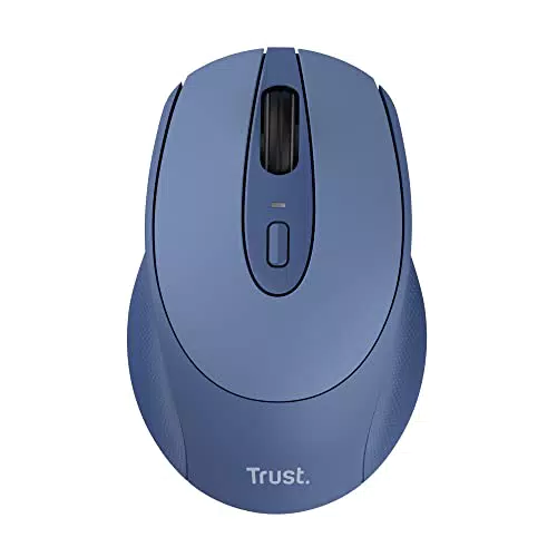 Trust Zaya Mouse Wireless Ricaricabile 2.4 GHz per Laptop - Blu