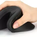 TSYMO Mouse Ergonomico Verticale Senza Fili Bluetooth 4.0 con DPI Regolabile - Ottico 2.4G