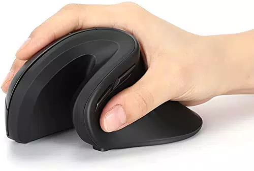 TSYMO Mouse Ergonomico Verticale Senza Fili Bluetooth 4.0 con DPI Regolabile - Ottico 2.4G