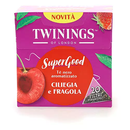 Twinings Tè Nero Aromatizzato alla Ciliegia e Fragola