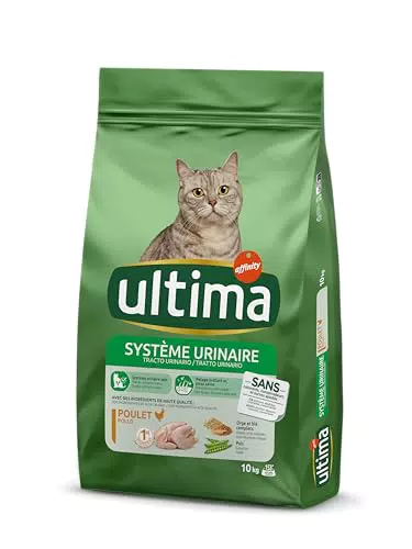 Ultima Tratto urinario - Cibo secco per gatti con pollo - 10 kg