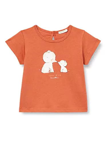 Benetton T-Shirt Bimba - Rosso Mattone