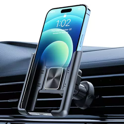 Supporto Auto Universale per Smartphone, Compatibile con iPhone e Modelli da 4 a 6,7 Pollici