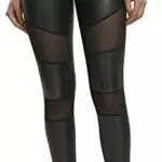 Urban Classics Ladies Tech Mesh Faux Leather Leggings