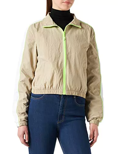 Urban Classics Sport Ladies Short Piped Track Jacket Trainings-Jacke Giacca