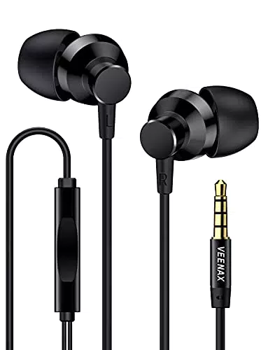VEENAX M2 Cuffie In-Ear con filo con Microfono