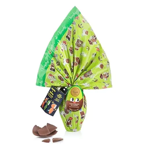 Venchi - Uovo di pasqua cioccolato al Latte - Incarto Verde