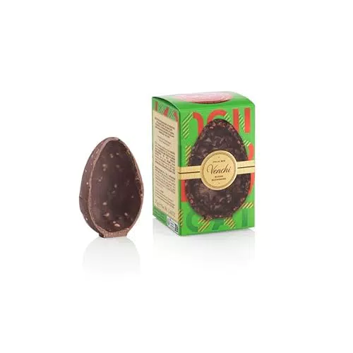 Venchi - Uovo Mignon Nougatine con Nocciola Piemonte IGP Caramellata - Idea Regalo Vegano Senza Glutine