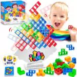 Vibbang Tetris Tower Gioco Equilibrio Impilabile - Giocattolo Educativo Montessori