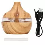 VIFER Aroma Diffusore, 300ml Mini Portatile Diffusore di Oli Essenziali Elettrico Umidificatore Ambiente Ultrasuoni Aromaterapia Diffusori Ambiente con 7 LED a Colori per Home Yoga Office Spa