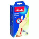 Vileda - Guanti extra lunghi in lattice M