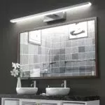 Lampada da Specchio LED VITCOCO per Bagno con Interruttore Luce - Bianco Neutro 6000K