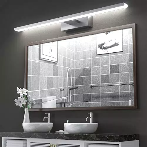 Lampada da Specchio LED VITCOCO per Bagno con Interruttore Luce - Bianco Neutro 6000K