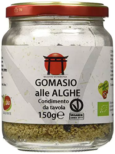 Vivibio Gomasio Alle Alghe Semi Sesamo Tostati - 6 pezzi da 150 g