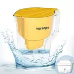 Caraffa Filtrante Vortopt per Acqua: Migliora il Gusto, Riduce Cloro e Piombo