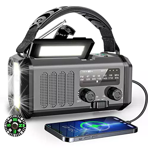 Wholede Radio Portatile di Emergenza con Caricabatterie