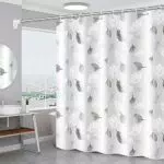 Tenda da Doccia Impermeabile in PEVA Resistente alla Muffa 180x200 cm