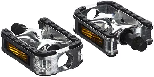 XLC City-/Comfort-Pedal PD-C01 Unisex-Adult, Argento/Nero