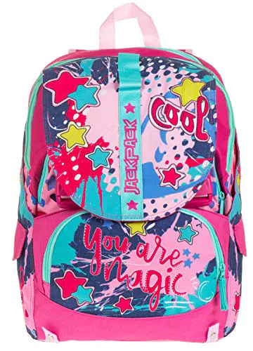 Jackpack Zaino Multifunzionale 2in1 Staccabile per Scuola e Tempo Libero