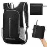 Zaino Ultraleggero Pieghevole 10L Impermeabile da Viaggio con Strisce Riflettenti